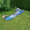 thumbnail image 2 of Pool Central Inflatable Ice Breaker Lawn Water Slide - 16' - Blue and White, 2 of 9