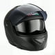 thumbnail image 4 of Casco sleek para moto abatible dot monocolor negro mate Mocoerl 903 talla L, 4 of 5