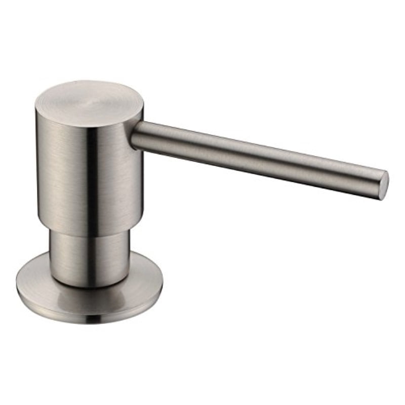 GICASA Brass Commercial Built In Undermount Soap Dispenser, Brushed