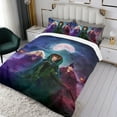 thumbnail image 3 of Hocus Pocus Conjunto de sábanas temático, trío de piezas, cómodo y amigable con la piel, diseño único, regalo de decoración para el hogar para familiares, amigos y fans,135cm *200cm, 3 of 6