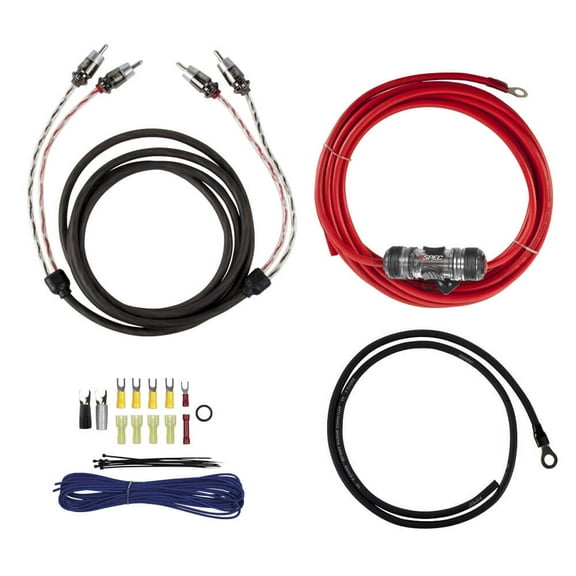 T-Spec V12-AK8 v12 8 AWG Amp Kit - 950 W with RCA Cable