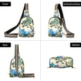 thumbnail image 7 of FORMRS Womens Crossbody Sling Bag Travel Daypack Shoulder Chest Backpack, Large Pine Tree, 7 of 7
