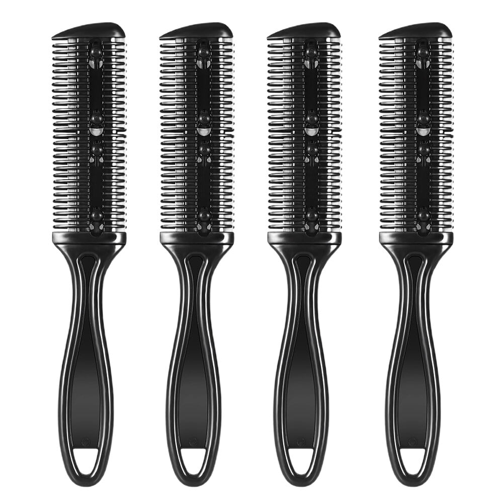 4pcs Hair Cutter Comb Double Side Haircut Comb Hair Cutter Hair Trimmer