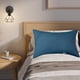 thumbnail image 5 of Super Soft Pillow Core - Plantillas de almohada de poliéster en pack de 2, 48x74cm (18,5x29,1 pulgadas) - soporte medio, transpirable, blanco/verde/gris, 5 of 6