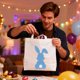thumbnail image 4 of Bolsas de regalo de Pascua, bolsas de tela no tejida, bolsas de regalo para fiestas y festividades, bolsas de regalo de tela no tejida, 4 of 6