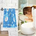 thumbnail image 7 of Yayeee 100% Cotton Hand Towels for Bathroom 16" x 28" Soft Absorbent Kitchen Towel, Blue Bears, 7 of 7