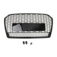 thumbnail image 3 of Garvee Front Grill, Honeycomb Front Bumper Center Grill Mesh Cover Compatible For A6 C7PA 2016-2018 Facelift Replaces 4G0853651AG 4G0853651AE, 3 of 7
