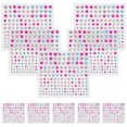 thumbnail image 1 of 10 Sheets Self Adhesive Pearl Stickers DIY Crafts Flat Back Pearls Sticker for Face Nail Art Phone, 1 of 4