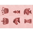 thumbnail image 1 of Ahgly Company Indoor Rectangle Patterned Light Rose Pink Area Rugs, 2' x 3', 1 of 6
