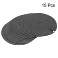 thumbnail image 3 of Unique Bargains 42cm Nonwoven Tree Protector Mat Plant Cover Black 15 Pack, 3 of 6