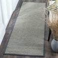 thumbnail image 4 of SAFAVIEH Natural Fiber Axum Geometric Sisal Area Rug, Natural/Dark Grey, 3' x 5', 4 of 11