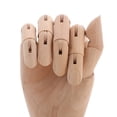 thumbnail image 3 of Phenofice 2pcs Artist Model Figure Wooden Hand Shape For Painting Reference For Artists, 3 of 8