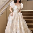 thumbnail image 4 of Elegant French-Inspired Evening Dress, Sexy & Graceful for Wedding & Party, 4 of 9