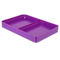 thumbnail image 1 of HINTRMENT 3 Pcs Assiette de Rangement en Plastique pour Bijoux Boîte de Rangement Perles Design Simple Rond Violet pour Artisans, 1 of 5