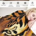 thumbnail image 3 of Nawypu Tiger Pattern Throw Blanket,Tiger Blanket for Bed Sofa Couch Soft Flannel Lightweight Throw Blanket for Adult Boys Girls, 3 of 6