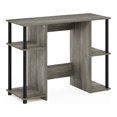 thumbnail image 1 of Pemberly Row Engineered Wood Compact Computer/Study Desk in Oak Gray/Black, 1 of 6