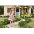 thumbnail image 5 of Arshiner Girls Dress Summer Wedding Party Square Neck Hollow Back Solid Midi Flowy Casual Dresses, 5 of 8