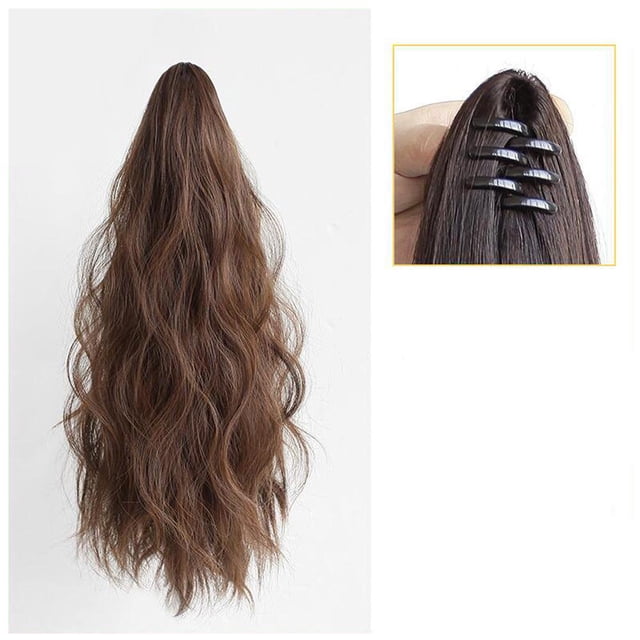 Curly Ponytail Extensions Hair Hairpiece Drawstring On Hair PonyTail GX N3B6