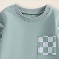 thumbnail image 5 of NOLDARES Toddler Baby Boy Fall Winter Outfit Kids Cotton Printed Clothes Casual Long Sleeve Sweatshirt Tops Pants Set 2pcs Outfits Clothing(Green,18-24 M), 5 of 5