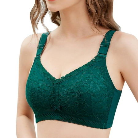 

Aayomet Women S T-Shirt Bra Women Sports Bras Strappy Padded Medium Support Yoga Bra Workout Bra Workout Tops For Women Green 75D