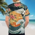 thumbnail image 6 of High Quality Hawaiian Shirts for Men Short Sleeve Aloha Beach Shirt Floral Summer Casual Button Down Shirts Blouses 8FLGD9, 6 of 7