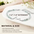 thumbnail image 3 of Elphaba Galinda Amazonite Wave Bracelets for Teacher - Appreciation Inspirational Gifts for Teachers - Birthday Christmas Day Office Gifts for Coworker, 3 of 7