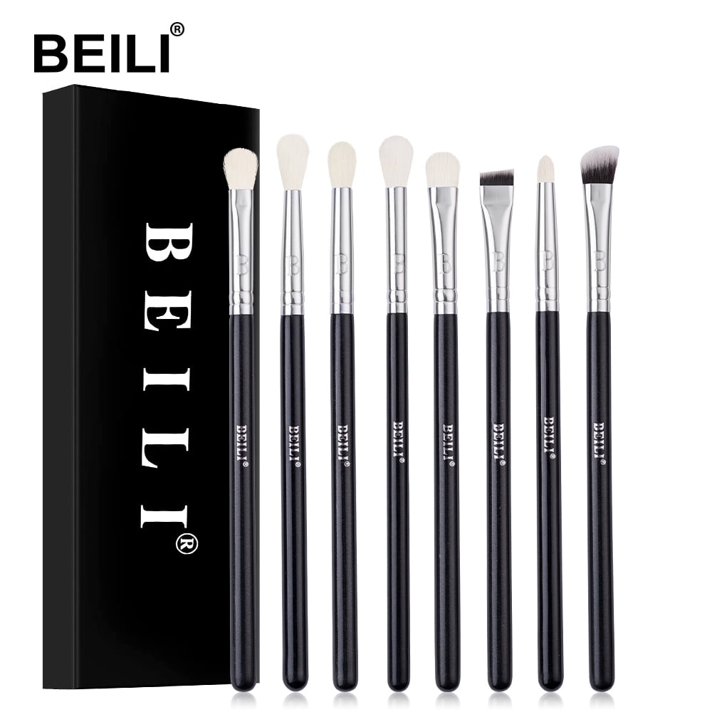 BEILI Eye Makeup Brush Set 8pcs Contour Eyebrow Eyeshadow Brush Makeup Brush under 10