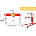 thumbnail image 2 of PetFurnishn 2Ton Load Leveler Engine Hoist Crane Cherry Picker Lift Tool Heavy Duty New, 2 of 8