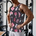 thumbnail image 5 of Salouo Breast Cancer Awareness1 for Men's Tank Tops,Sleeveless Muscle Shirts for Men Quick Dry Workout Tank Top Gym Muscle Tee Fitness Bodybuilding Sleeveless T Shirt-, 5 of 7