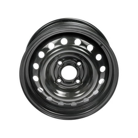 Steel Wheel - Black - 15 Inch - Compatible with 2007 - 2012 Nissan Sentra 2008 2009 2010 2011