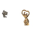 thumbnail image 1 of Figuras de búho,Figuras de búho,animales artificiales,artesanías,decoración del hogar,Estatua de pareja,Figura de pareja,arte moderno,artesanía,regalo de boda,Escultura de pareja para, 1 of 8