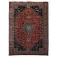 thumbnail image 2 of Rugsotic Carpets Hand Knotted Persian, Oriental Wool Floor Area Rug For Living Room Bedroom, Rust, 9'x12', 2 of 5