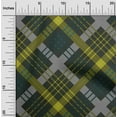 thumbnail image 1 of oneOone Cotton Cambric Fabric Tartan Check Print Fabric By The Yard 56 Inch Wide, 1 of 4
