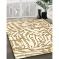 thumbnail image 2 of Ahgly Company Indoor Rectangle Contemporary Blanched Almond Beige Abstract Area Rugs, 7' x 9', 2 of 6