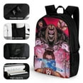 thumbnail image 3 of Bray Wyatt Backpack, 17-Inch Laptop Backpack, High Capacity Backpack For College Travel, Lightweight Daybackpack, 3 of 8