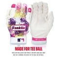thumbnail image 5 of Franklin Sports MLB Youth Teeball Batting Gloves - Grow to Pro Kids Baseball + Softball Batting Gloves - Boys + Girls Pairs for Teeball, Baseball + Softball - Pink/White - Youth Large, 5 of 9
