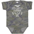 thumbnail image 3 of Inktastic San Diego California Cute Surfing Boys or Girls Baby Bodysuit, 3 of 5