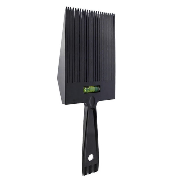 Peine plano para cortar el cabello, peine de barbero profesional con mango ergonómico antideslizante.