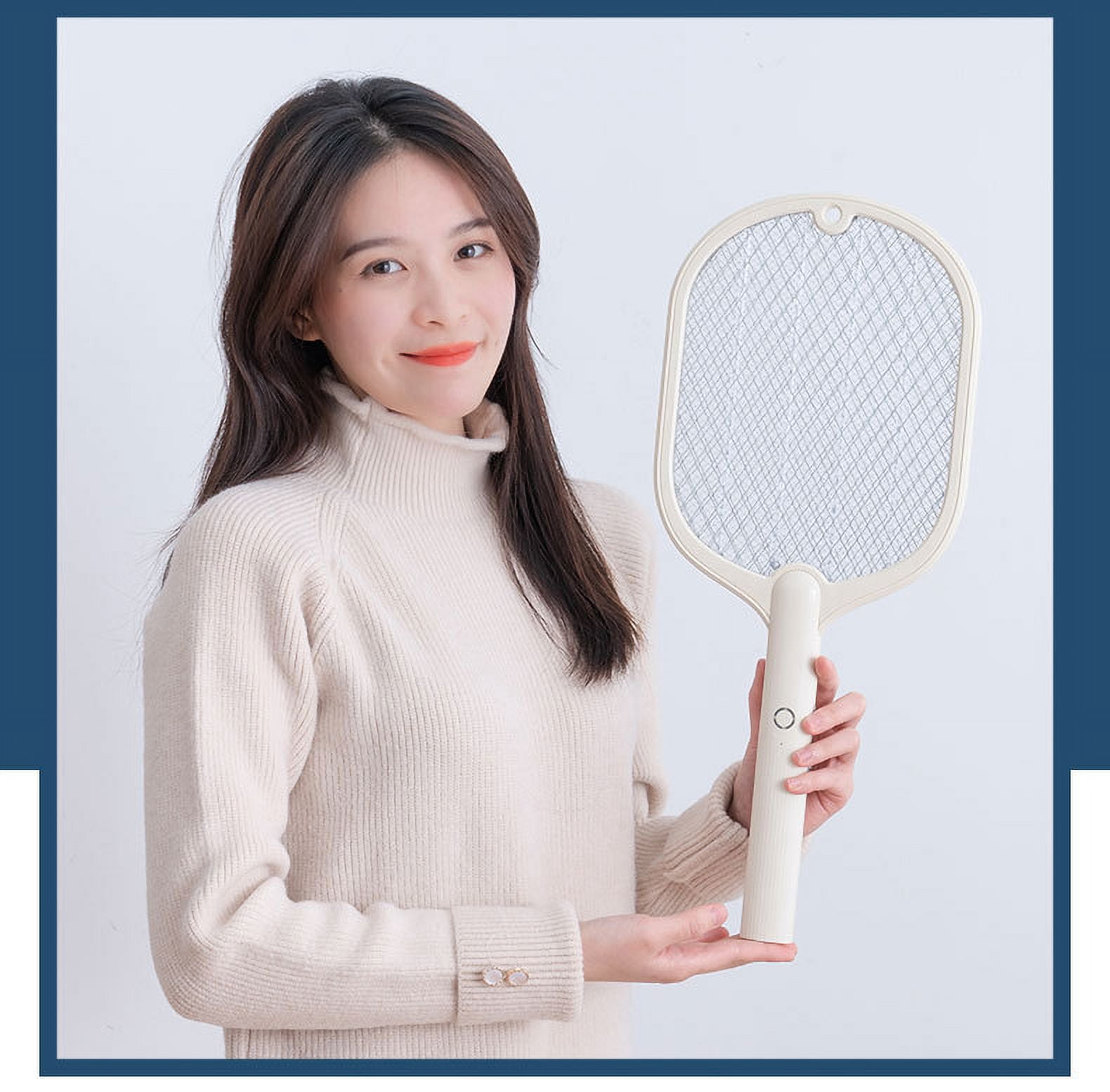 Portable Electric Fly Swatter, Bug Zapper, Mosquito Racket and Insect Killer for Outdoor and Indoor Use