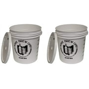 Midwest Homebrewing and Winemaking Supplies 7.9 gallon Plastic Fermentor with Lid (Two Pack)