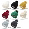 thumbnail image 3 of Gorro de punto de satén elástico sedoso con peinado protector popular europeo y americano, gorro de lana holgado y cálido para mujer, 3 of 6