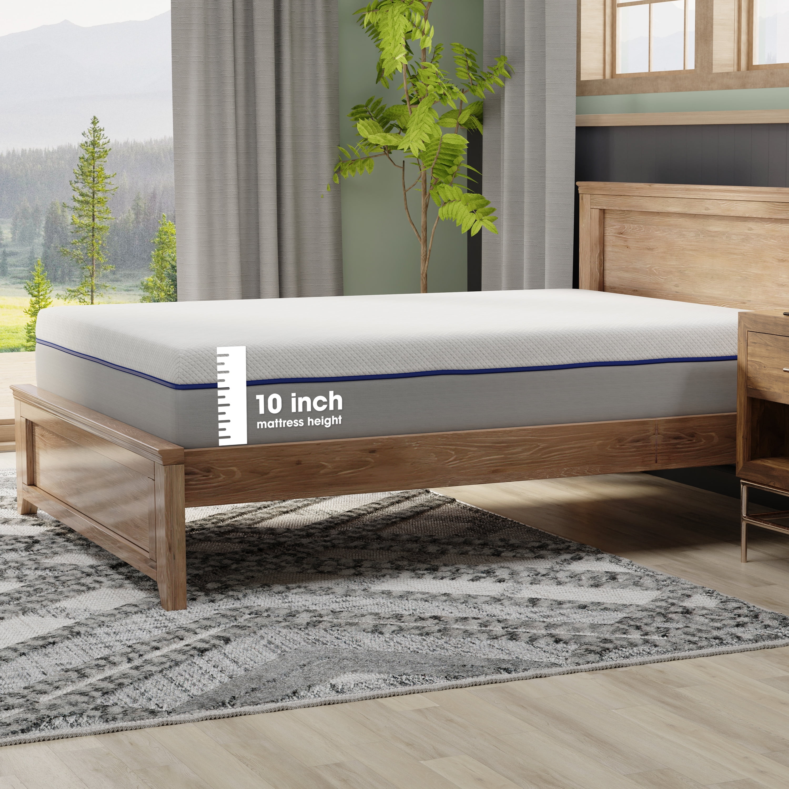 Dream Serenity Eco Style Premium Selection Ecossentials 10” Memory Foam Mattress