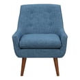 thumbnail image 4 of OSP Home Furnishings Chaise Rhodes en Tissu Velours Bleu, 4 of 8