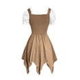 thumbnail image 4 of FNFYFH Renaissance Costume Women Corset Dress Mini Fairy Dresses Vintage Gothic Cosplay Dress Dirndl Dresses for Halloween Carnival, 4 of 7