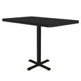 thumbnail image 1 of Correll BXT30S-07-09-09 30" Square Dining Height Table - Laminate, Black Granite, 1 of 1