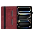 thumbnail image 2 of Allytech Flip Wallet Case for iPad Pro 13 Inch M4 (2024), Auto Sleep/Wake, Pencil Holder & Card Slots, Lovely Pattern PU Leather Shockproof Slim Fit Kickstand Case - Winered, 2 of 8