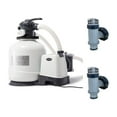 thumbnail image 1 of Intex Pompe de Filtration à Sable et Vannes Plongeantes (Lot de 2) pour Piscines hors Sol, 1 of 9