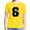 Yellow, variant on T Shirt,Boys Graphic Tee With Number Six Print Comfortable Short Sleeve Kids Top for Play School and Daily Activities,Shirt,11-12 Years