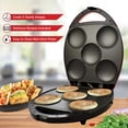 thumbnail image 3 of Brentwood 1,200-Watt 5-Piece Nonstick Arepa Maker, AR-137R, 3 of 10