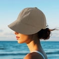 thumbnail image 1 of Sombrero de pescador para mujer con protección solar UV | Ala ancha de secado rápido estilo lengua | Sombrero ligero y transpirable para exteriores primavera y verano | Talla grande | 1 unidad, 1 of 7